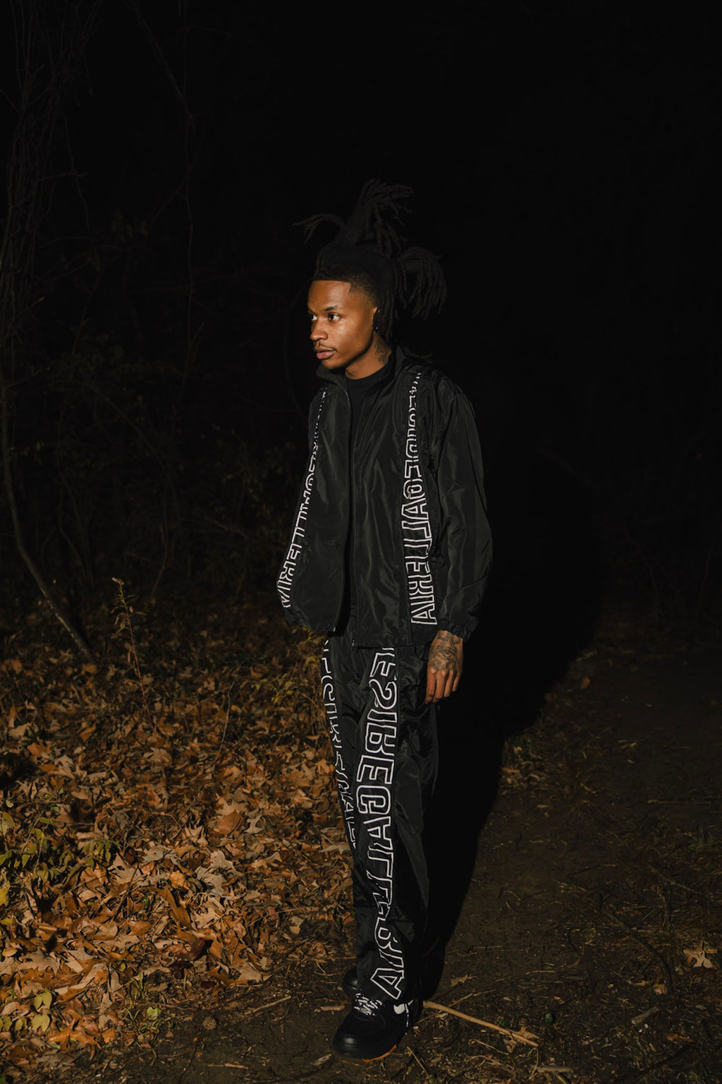 Desire Triple Black Tracksuit