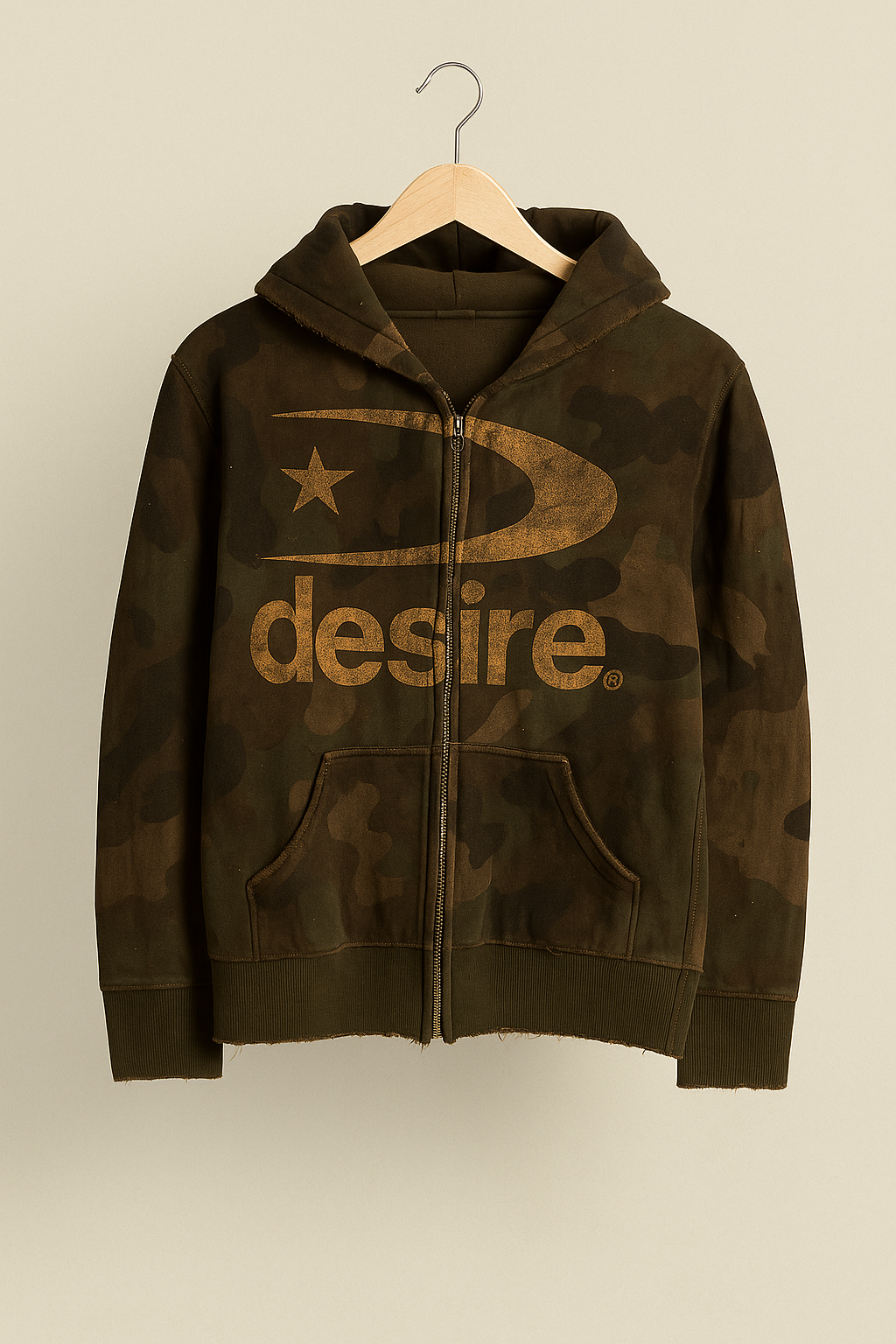 Desire Camo Legacy Vintage Zip Up