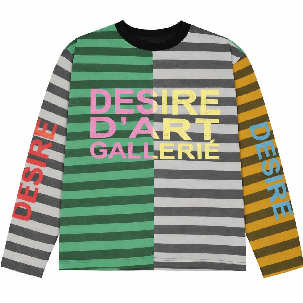 Desire Art Gallerie Multicolor Long Sleeve T Shirt