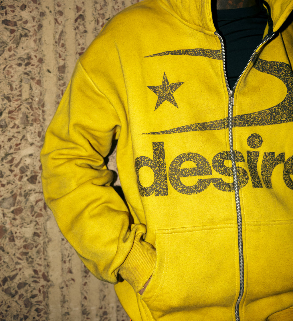 Desire Gold Dust Zip Up Hoodie
