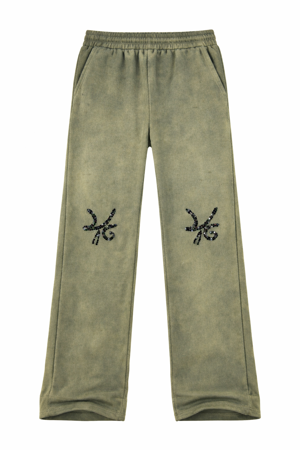 Desire Art Gallerie Gem Stone Embellished Abstract Logo Sweats