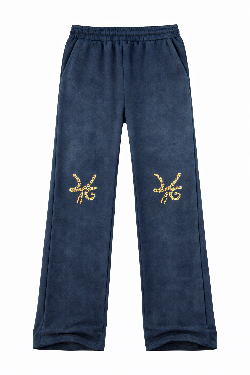 Desire Art Gallerie Gem Stone Embellished Abstract Logo Sweats