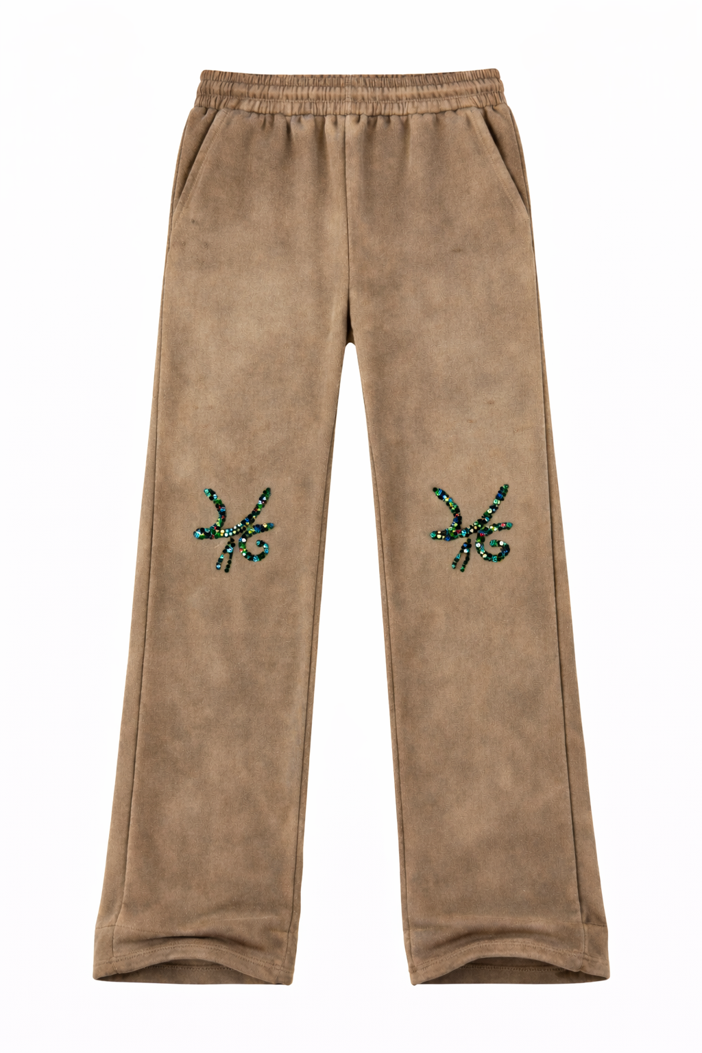 Desire Art Gallerie Gem Stone Embellished Abstract Logo Sweats