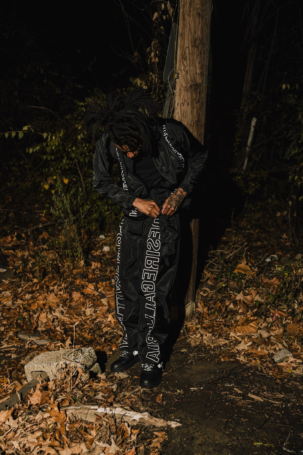 Desire Triple Black Tracksuit