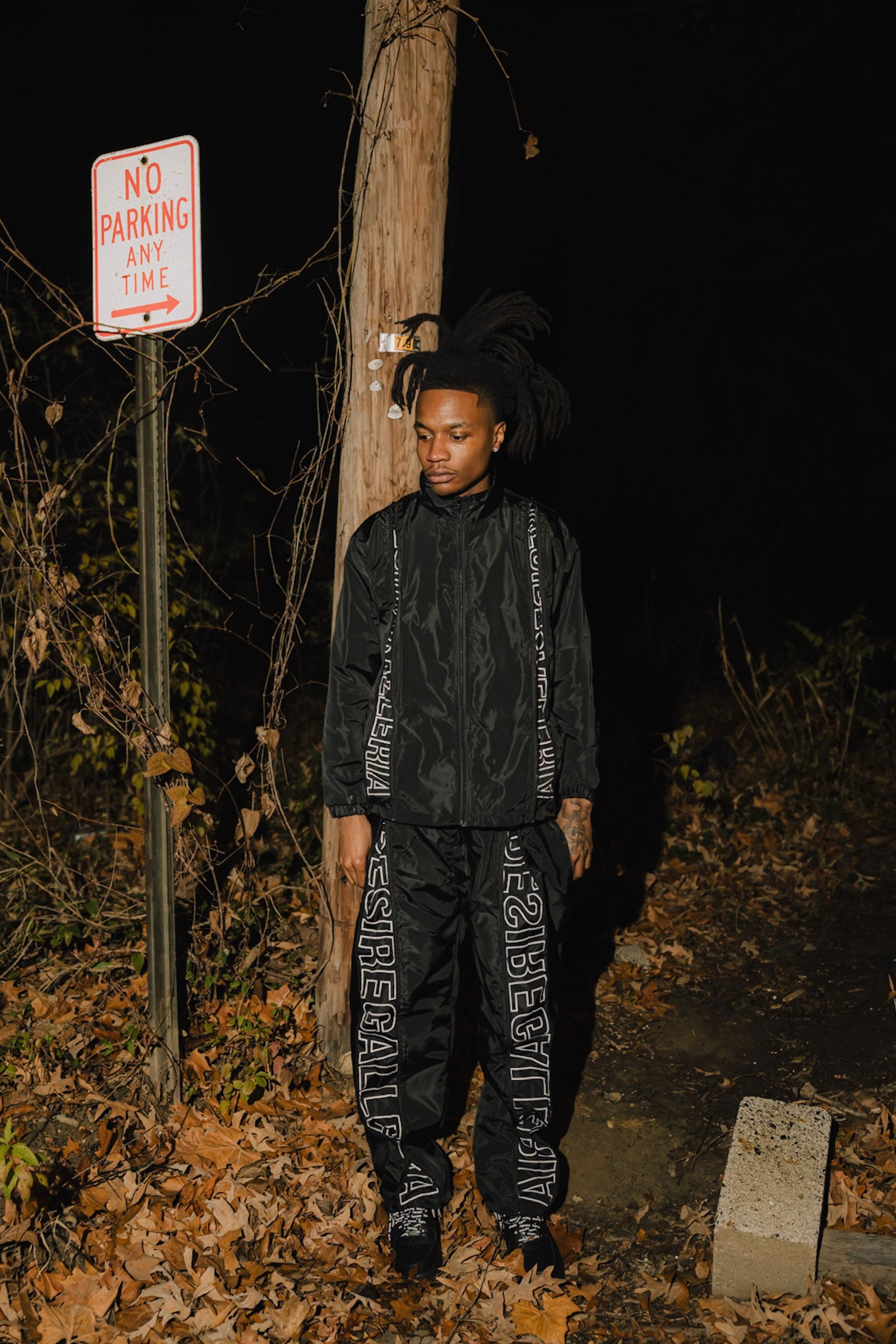 Desire Triple Black Tracksuit