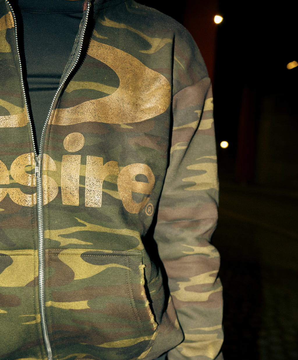 Desire Camo Legacy Vintage Zip Up