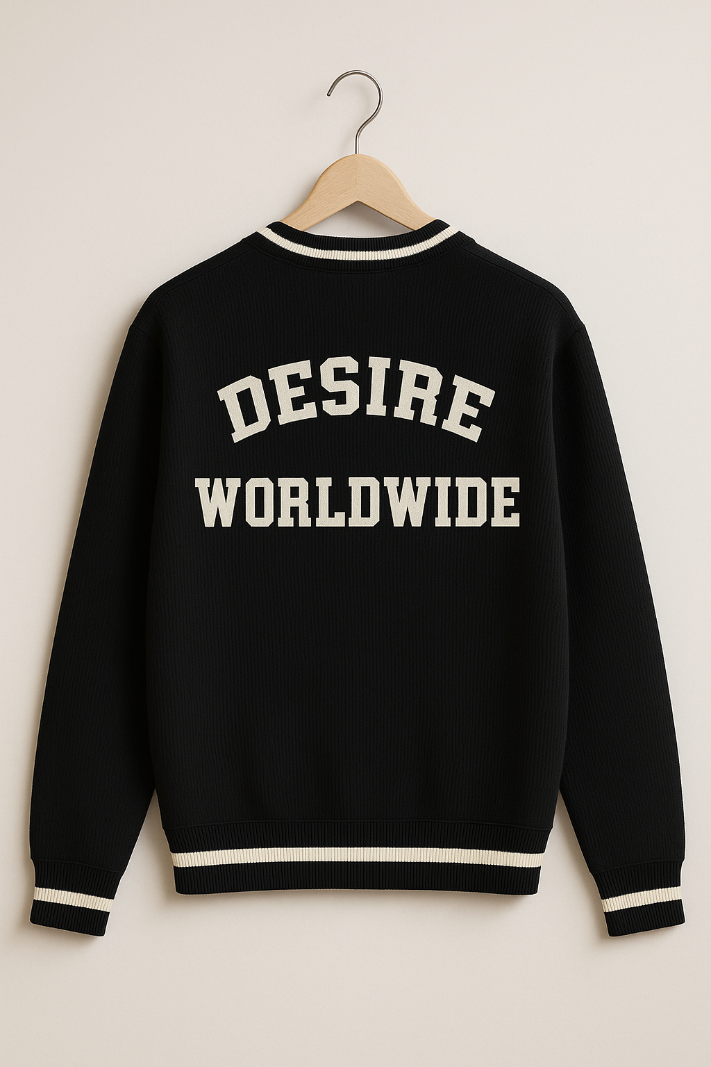 Desire Onyx Varsity Cardigan