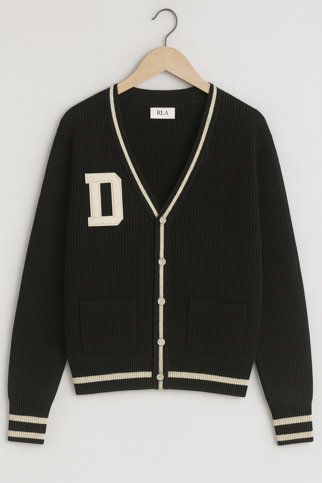 Desire Onyx Varsity Cardigan